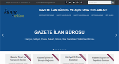 Desktop Screenshot of kunyereklam.com